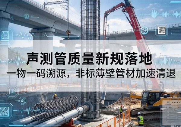 凤县声测管质量新规落地，一物一码溯源，非标薄壁管材加速清退