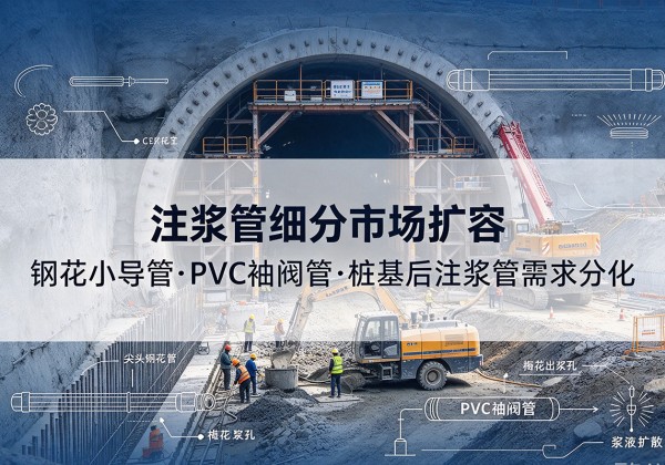 凤县注浆管细分市场扩容，隧道钢花小导管、PVC 袖阀管、桩基后注浆管需求分化